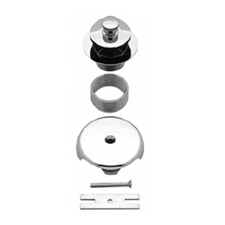 AB&A 1662SN Waste & Overflow Complete Finish Kit - Satin Nickel (Pictured in Chrome)