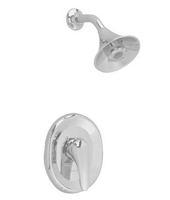 American Standard T480.507.295 Seva Shower Only Trim Kit With Flowise Watersaving Showerhead Turbine Spray - Satin Nickel (Pictured in Chrome)