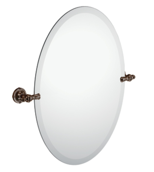 Moen DN0892ORB Creative Specialties Oval Tilt Mirror - Oil Rubbed Bronze
