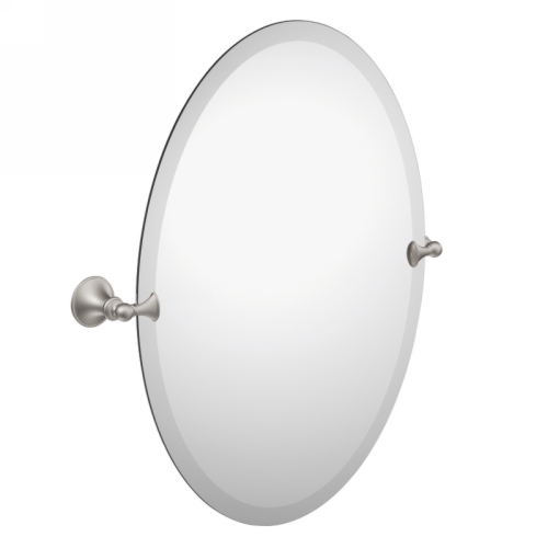 Moen DN2692BN Creative Specialties Glenshire Oval Tilting Mirror - Brushed Nickel