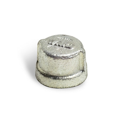 2 inch Malleable Iron Pipe Fitting Cap - Galvanized