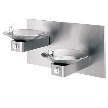 Haws 1011 Barrier-Free Dual Wall Mount Fountain - Stainless Steel