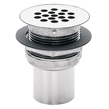 Haws 6454 Flat Waste Strainer Assembly - Chrome