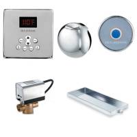 Mr. Steam MS Butler 1SQ-BB - Butler Package 1 with Square Control - Brushed Bronze (Pictured in Chrome)