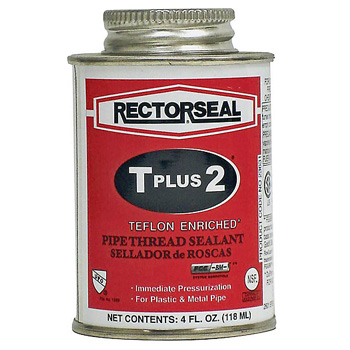 RectorSeal T Plus 2 Enriched Pipe Thread Sealant - 1/4 Pint White