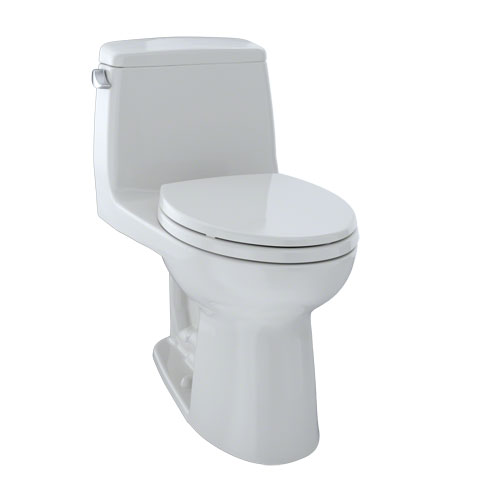 Toto MS854114SL#11 UltraMax One-Piece Elongated 1.6 GPF ADA Compliant Toilet - Colonial White