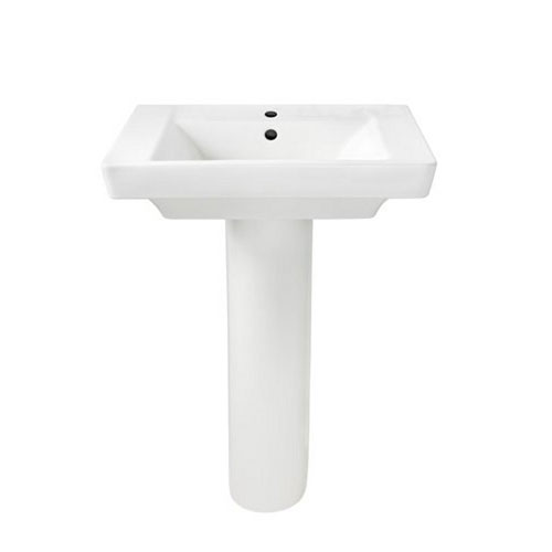 American Standard 0641.100.020 Boulevard Complete Pedestal Sink - White