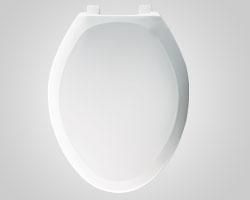 Bemis Seats 1200SLOWT 311 Elongated Closed Front With Cover Plastic Toilet Seat - Blonde (Picture shown in White)
