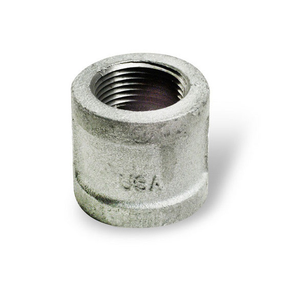 3/4 inch Malleable Iron Pipe Fitting Coupling - Galvanized
