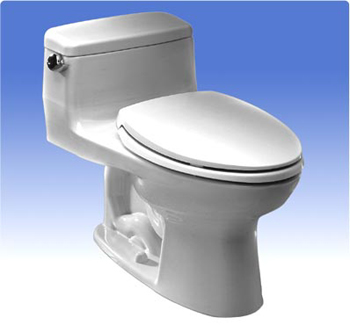 Toto MS863113-12 Augusta Decorative Collection Supreme Toilet 1.6GPF - Sedona Beige (Pictured in White)